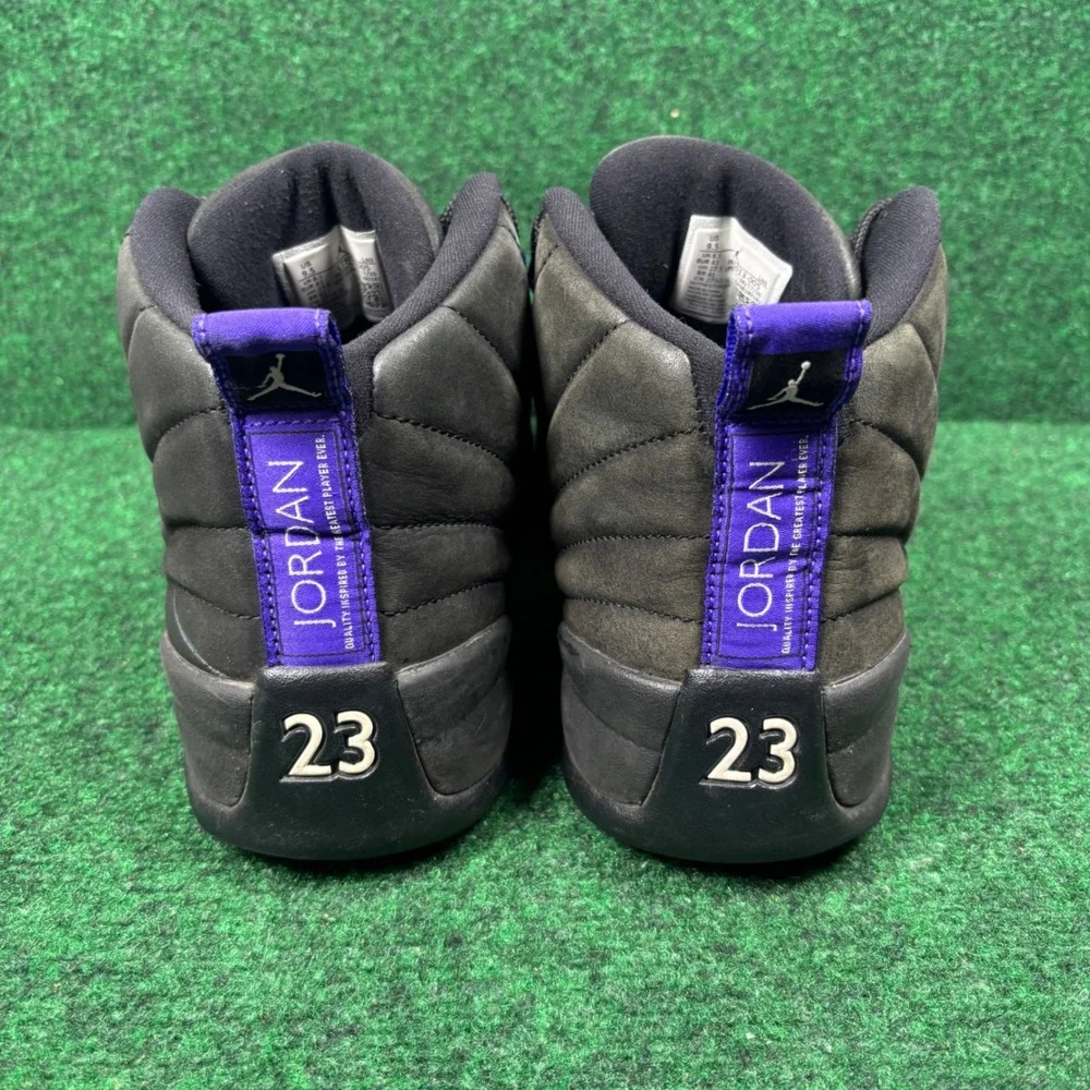 Jordan 12 Retro Dark Concord Black Purple CT8013-005 Mens Sneakers Size 9.5